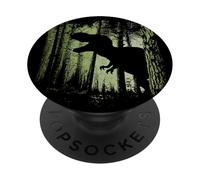 Dinosaure des forêts T-Rex Tyrannosaure de l'ombre PopSockets PopGrip Adhésif