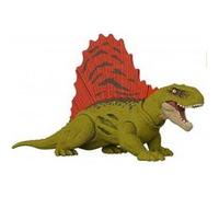 Dinosaure dimetrodon - jurassic world - dino extrême damage 19 cm - animaux préhistorique vert - nouveauté Vert
