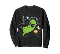 Dinosaure Dino I Need Space Astronaute Planets Stars Lover Sweatshirt