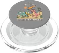 Dinosaure drôle The Vibe is in Shambles PopSockets PopGrip pour MagSafe