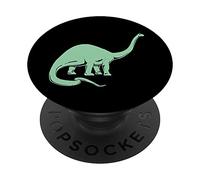 Dinosaure du Jurassic Brontosaure à Long Cou Préhistorique PopSockets PopGrip Adhésif