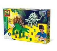 SES Creative Dinosaure en bois qui brille dans le noir