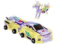 Dinosaure et Voiture magnétiques Toys transformants pour Les de 3 à 8 Ans | Figures d'action de Connexion magnétique Automatique, Aucune Batterie requise | Ensemble de Jouets éducatifs et