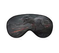 Dinosaure éteint Magma sommeil masque pour les yeux avec sangle réglable bandeau pour voyage en avion