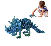Dinosaure imprimé 3D articulé - Toy Flexible, Fidget Figurine Abs Rubber Desk Decor, Shelf Collectible Birthday Gift Party Favor | Ornement de comptoir pour Les Adultes décoration intérie