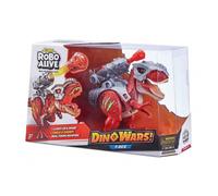 Dinosaure interactif - ZURU - ROBO ALIVE Dino Wars T-Rex - Marche et rugit - Armure défensive - Lance-missile