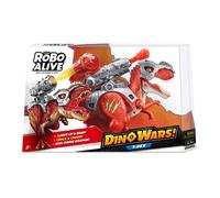 Dinosaure interactif - ZURU - ROBO ALIVE Dino Wars T-Rex - Marche et rugit - Armure défensive - Lance-missile