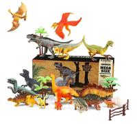 Dinosaure Jouet Réaliste Dinosaure Modèle Ensemble en Plastique Dinosaure Chiffres Educatif Jouets pour enfants -17pcs Dinosauresm