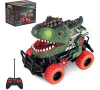 Dinosaure Jouet Voiture Enfant Pour Garçon 3 4 5 6 7 8 Ans,Voiture Télécommandée Enfant Led Cars Cadeau Pour Garcon 3-8 Ans
