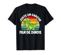 Dinosaure Juste Un Garçon Fan De Dinos T-Shirt