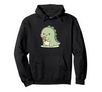 Dinosaure Kawaii avec Fleur Sweat à Capuche