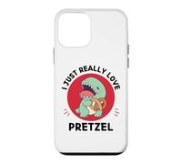 Dinosaure Kawaii I Just Really Love Bretzel Food Lover Coque pour iPhone 12 Mini