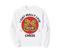 Dinosaure Kawaii I Just Really Love Chess Lover Sweatshirt