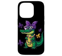 Dinosaure Mardi Gras Coque pour iPhone 14 Pro
