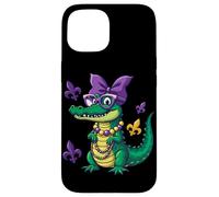 Dinosaure Mardi Gras Coque pour iPhone 15