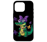 Dinosaure Mardi Gras Coque pour iPhone 16 Pro