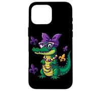 Dinosaure Mardi Gras Coque pour iPhone 16 Pro Max