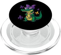 Dinosaure Mardi Gras PopSockets PopGrip pour MagSafe