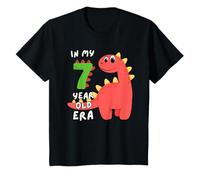 Dinosaure mignon dans mon 7e anniversaire T-Shirt