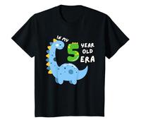 Dinosaure mignon dans mon âge de 5 ans amusant animal 5ème anniversaire T-Shirt
