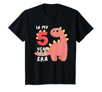 Dinosaure mignon dans mon âge de 5 ans amusant animal 5ème anniversaire T-Shirt