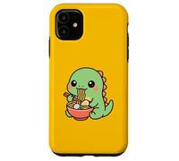 Dinosaure Mignon Mangeant Ramen Kawaii gastronomique Art Coque pour iPhone 11