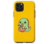 Dinosaure Mignon Mangeant Ramen Kawaii gastronomique Art Coque pour iPhone 11 Pro