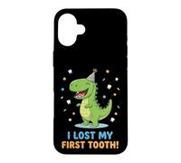 Dinosaure Missing Teeth and I Lost My First Tooth Coque pour iPhone 16 Plus