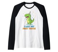 Dinosaure Missing Teeth and I Lost My First Tooth Manche Raglan