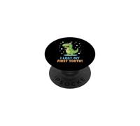 Dinosaure Missing Teeth and I Lost My First Tooth PopSockets PopGrip Adhésif