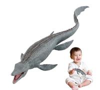 Dinosaure Mosasaurus Toy - Grand De ?osaur Avec Mâchoire Mobile | Jouet Réaliste Avec Figure D'animal Avec Peinture À L'eau, Modèle De Dinosaure Mosasaurus Pour Cadeau D'anniversaire Et