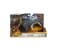 Dinosaure Noir : Rajasaurus 34 cm - Articulé Et Sonore - Pour Jurassic World - Dino Attaque - Set Animaux Préhistorique