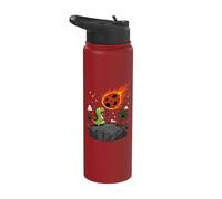 Dinosaure observant un astéroïde Meteor Trex Stainless Steel Insulated Water Bottle