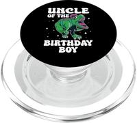 Dinosaure Oncle of The Birthday Boy PopSockets PopGrip pour MagSafe