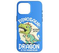 Dinosaure Parce qu'être Un Dragon est trop Grand Dinosaure T Rex Coque pour iPhone 16 Pro Max
