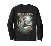 Dinosaure préhistorique des années 90 Dimophordon Vintage Manche Longue