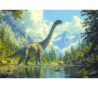 Dinosaure Puzzle 3000 Pieces Adultes Paysage Puzzles Classiques Panorama Bois Difficile Impossible Geant Jigsaw Jeu éducatif Défi Jouet pour Enfants et Adulte dès 14 Ans Cadeau Homme Femme P-259