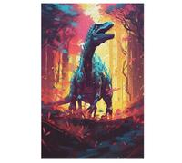 Dinosaure Puzzles Adultes 1000 Pièces en Bois, Jouet De Puzzle De Défi De Cerveau pour des EnfFourmis, D’Intelligence 78×53cm