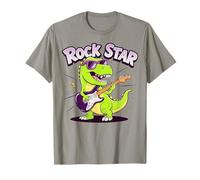 Dinosaure Rock Star Guitare T-Rex Funny Music Lover T-Shirt