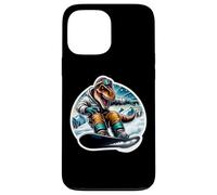 Dinosaure Snowboard Dino Rex Snowboard Lover Snowboarder Coque pour iPhone 13 Pro Max