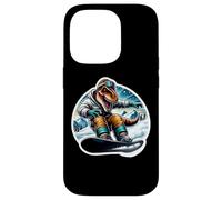 Dinosaure Snowboard Dino Rex Snowboard Lover Snowboarder Coque pour iPhone 14 Pro