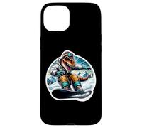 Dinosaure Snowboard Dino Rex Snowboard Lover Snowboarder Coque pour iPhone 15 Plus