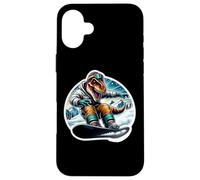 Dinosaure Snowboard Dino Rex Snowboard Lover Snowboarder Coque pour iPhone 16 Plus