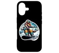 Dinosaure Snowboard Dino Rex Snowboard Lover Snowboarder Coque pour iPhone 17