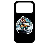 Dinosaure Snowboard Dino Rex Snowboard Lover Snowboarder Coque pour iPhone 17 Pro