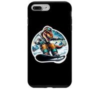 Dinosaure Snowboard Dino Rex Snowboard Lover Snowboarder Coque pour iPhone 7 Plus/8 Plus