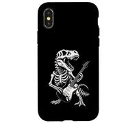 Dinosaure Squelette Trex Guitare électrique Halloween Garçons Filles Coque pour iPhone X/XS