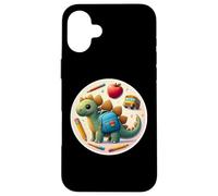 Dinosaure stégosaure pour la rentrée scolaire garçons filles étudiant dinosaure Coque pour iPhone 16 Plus