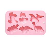 Dinosaure Stup Silicone - 6 Cavités Mignons Moules Pour Différentes Formes De Dinosaure, Moule Pour En Silicone Pour, Moules De Dinosaure Pour Mousse À Dessert, Repas