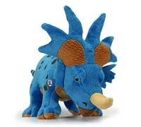 Dinosaure Styracosaurus Peluche 40 cm Bleu Ceratopsia Sunja - Doudou *biz